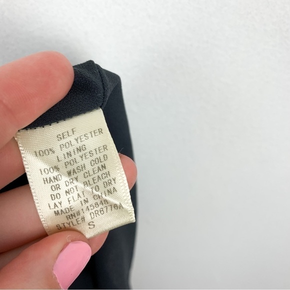 Everly Black Floral High Neck Sleeveless Maxi Dress Sz S - Picture 5 of 5